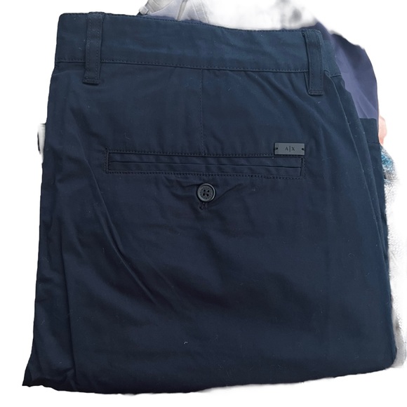 Armani Exchange Bermuda Shorts Navy Blue Size 36 NWT! - Picture 6 of 6